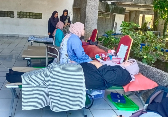 Core3D Gelar Kegiatan Donor Darah Bersama BEM FTI UNAND dan UDD PMI Kota Padang