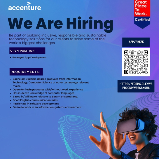 Lowongan Pekejaan &quot;Accenture&quot;