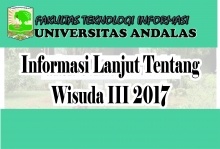 Informasi Lanjut Tentang Wisuda III