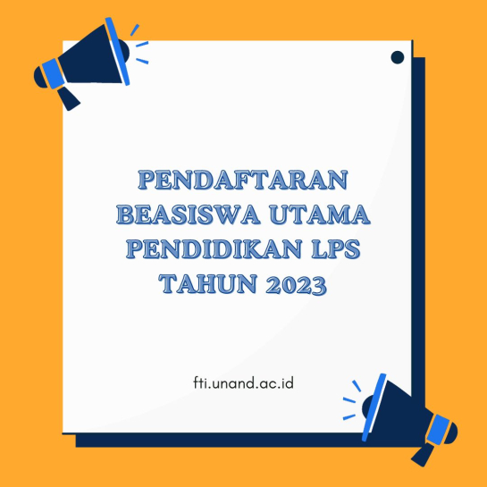 Pendaftaran Beasiswa Utama Pendidikan LPS Tahun 2023